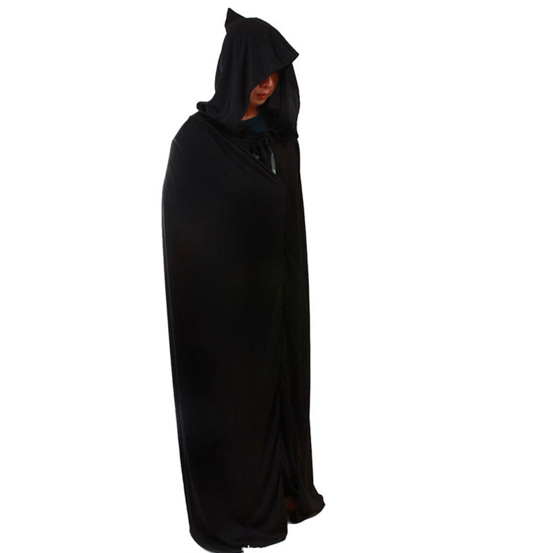 Adult Halloween Vampire Costumes Women Men Gothic Hooded Cloak Wicca Robe Medieval Witchcraft Larp Cape Scary Costumes alx