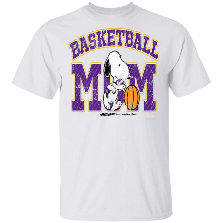 Peanuts Snoopy Basketball Mom T-Shirt