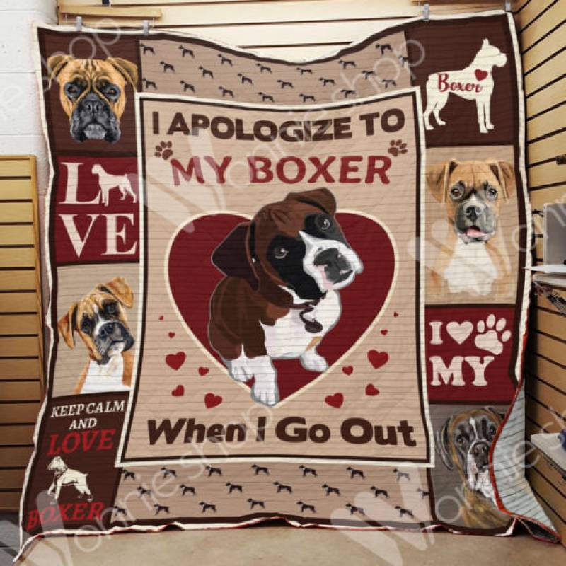 Boxer Dog Blanket NOV0701 70O52