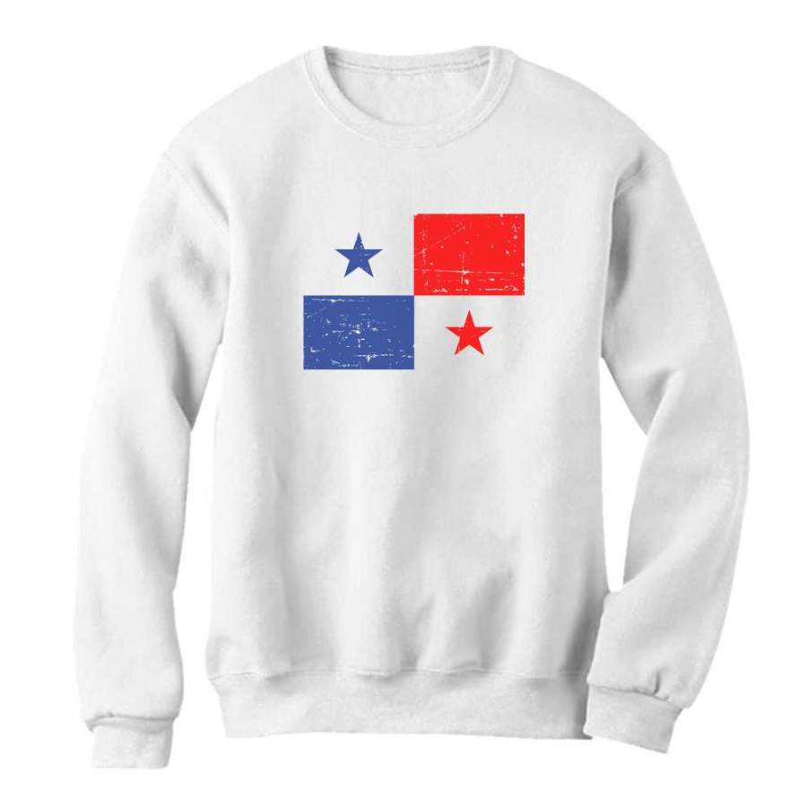 Panama Vintage Flag Women Sweatshirt