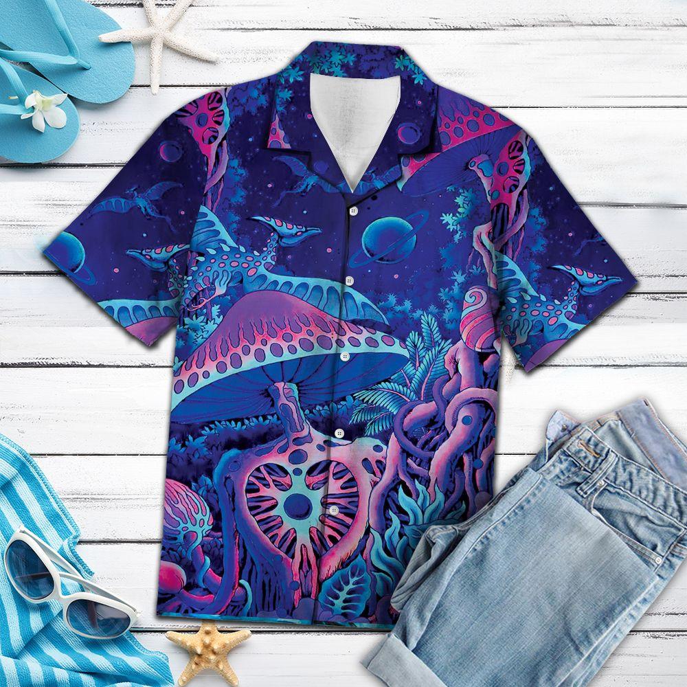 Psychedelic Mushroom Hawaii Shirt For Hawaii Aloha Ha30288