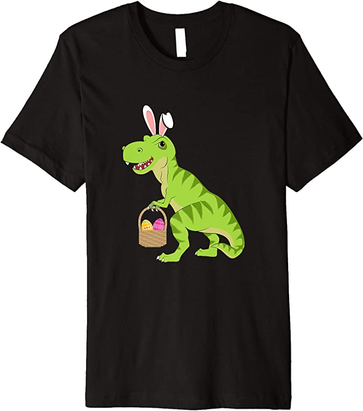 T-Rex Dinosaur Easter Bunny T-shirt Boys, Girls, and Adults