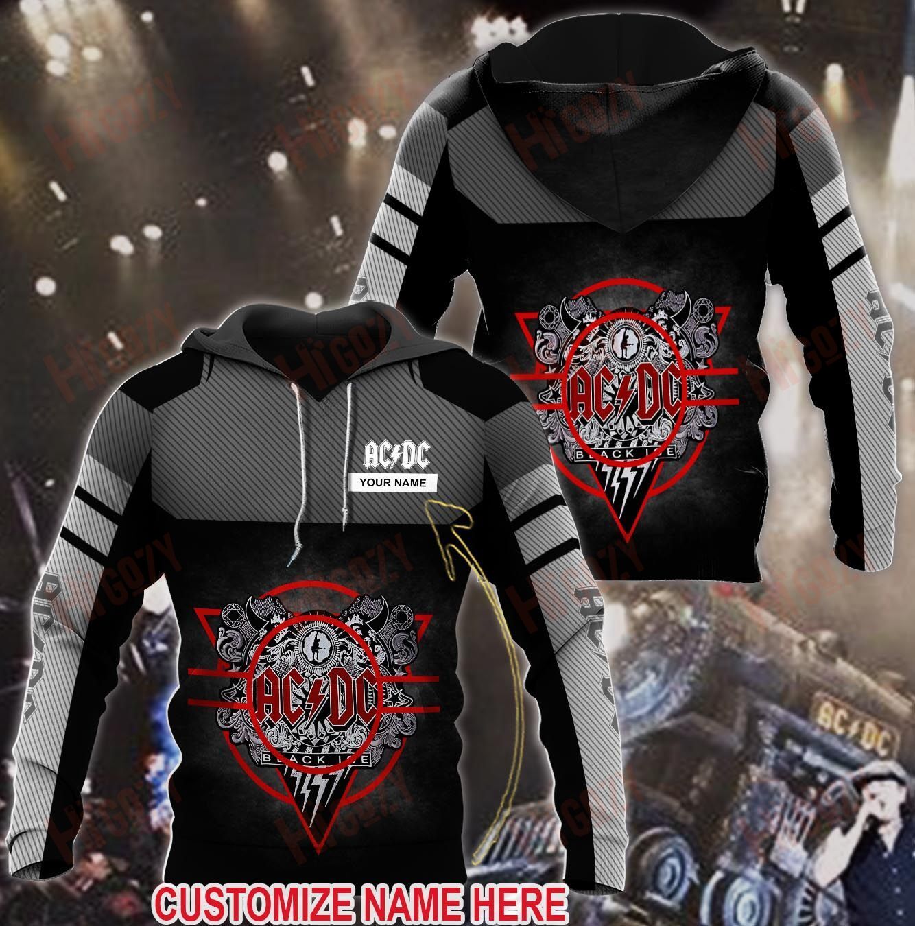 Ac/Dc Hoodie 3D – V957