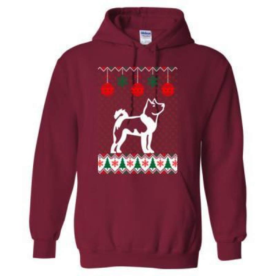 AGR Akita Dog Ugly Christmas Sweater Xmas – Heavy Blend™ Hooded Sweatshirt