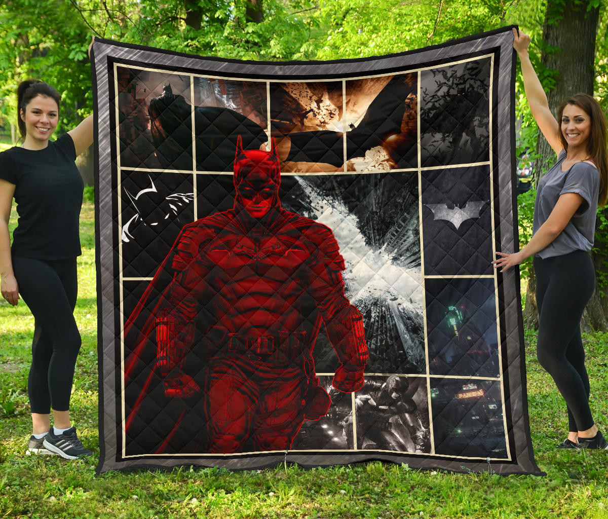 The Bat Man Premium Quilt Blanket Movie Home Decor Custom For Fans Nt022201