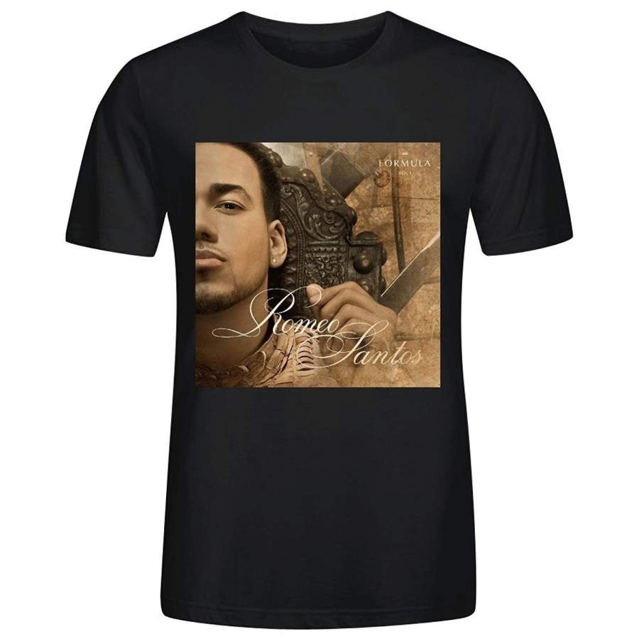 Romeo Santos Frmula Vol 1 Men Short Sleeve T-Shirt Graphic T-Shirt