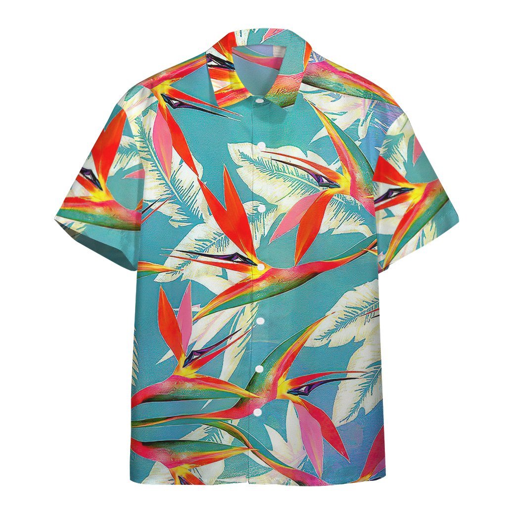 Gearhuman Strelitzia Flower Hawaiian Shirt Ha82984