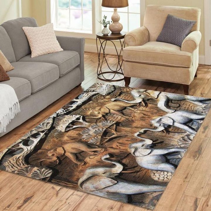 African Elephants Rug JJPCGD HNHHBN