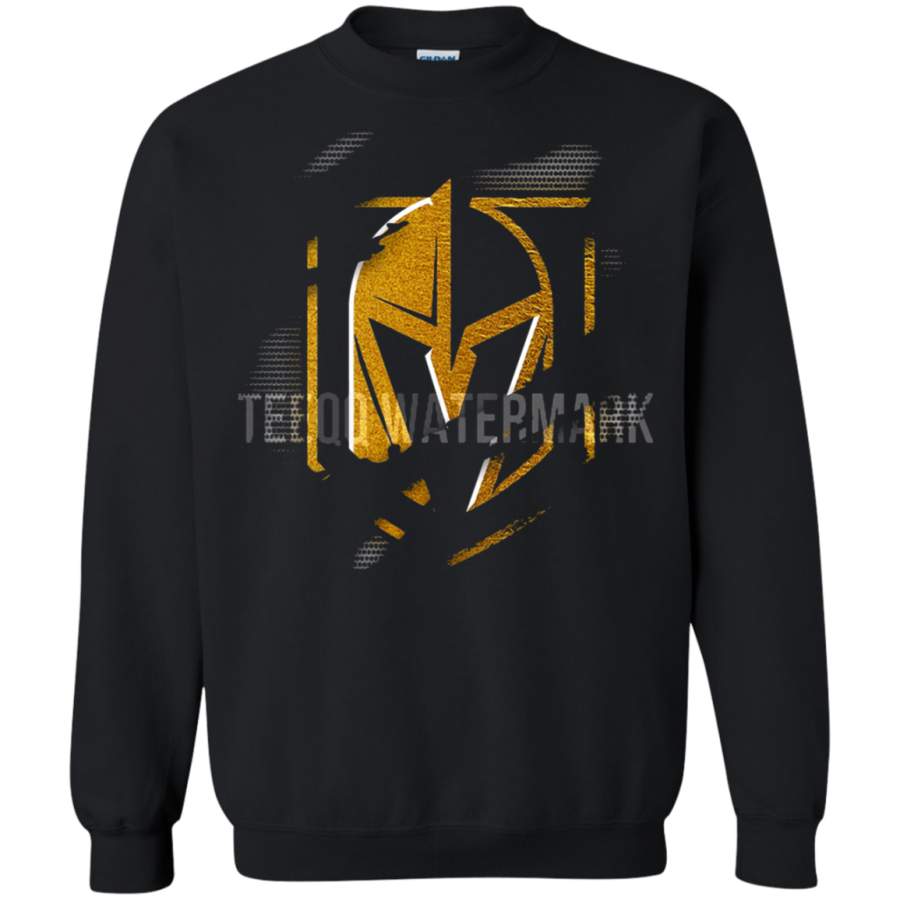 AGR Superman Rip Ice Hockey Vegas Golden Knights Sweatshirt