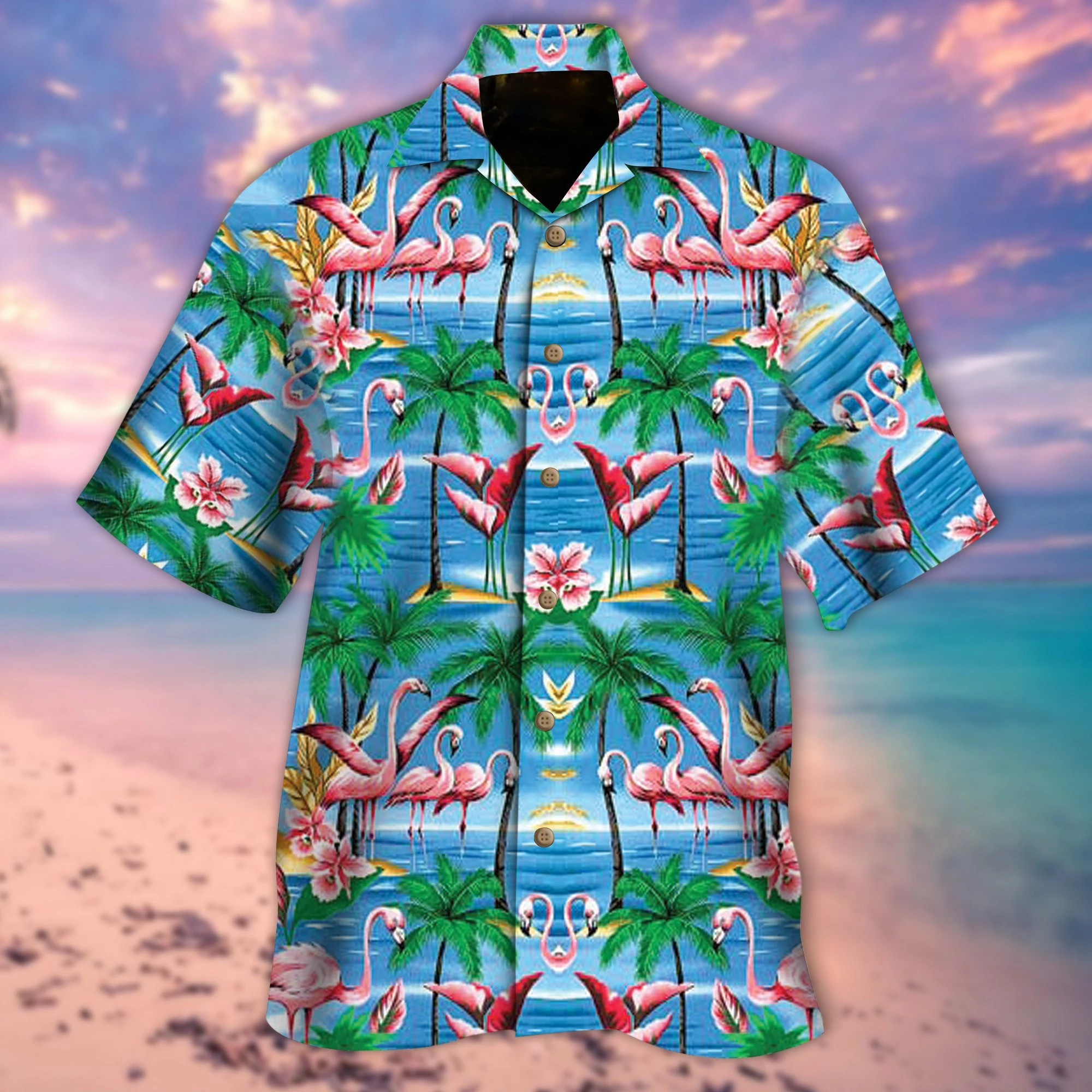 Flamingo Hawaii Shirt Unisex Adult Ha75578