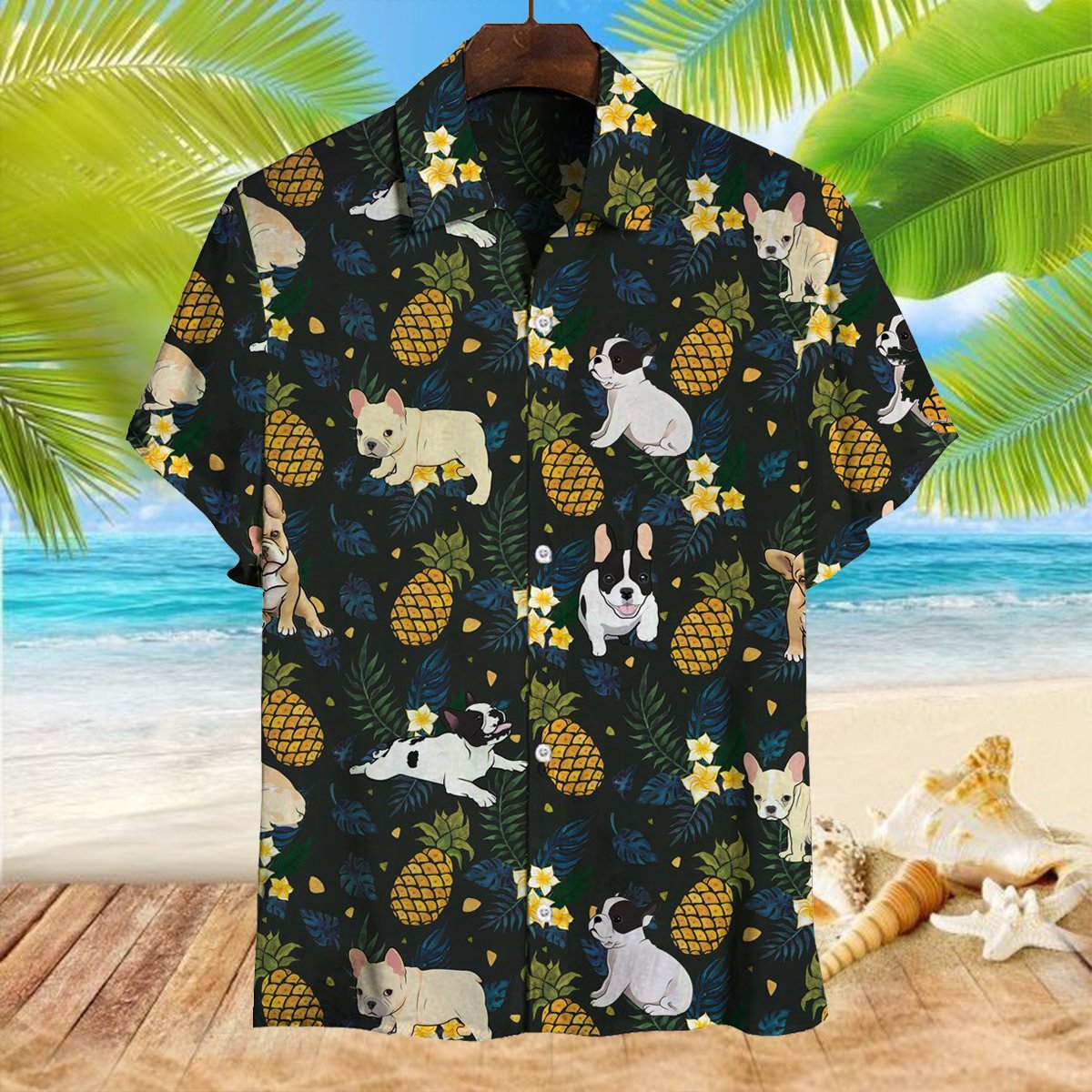 French Bulldog Hawaii Shirt Ha9222