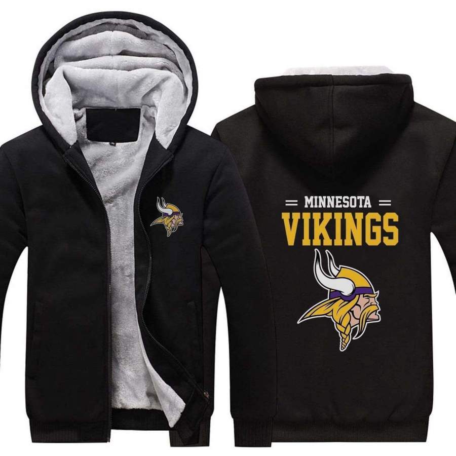 Minnesota Vikings Winter Hoodie 3D Style785 All Over Printed