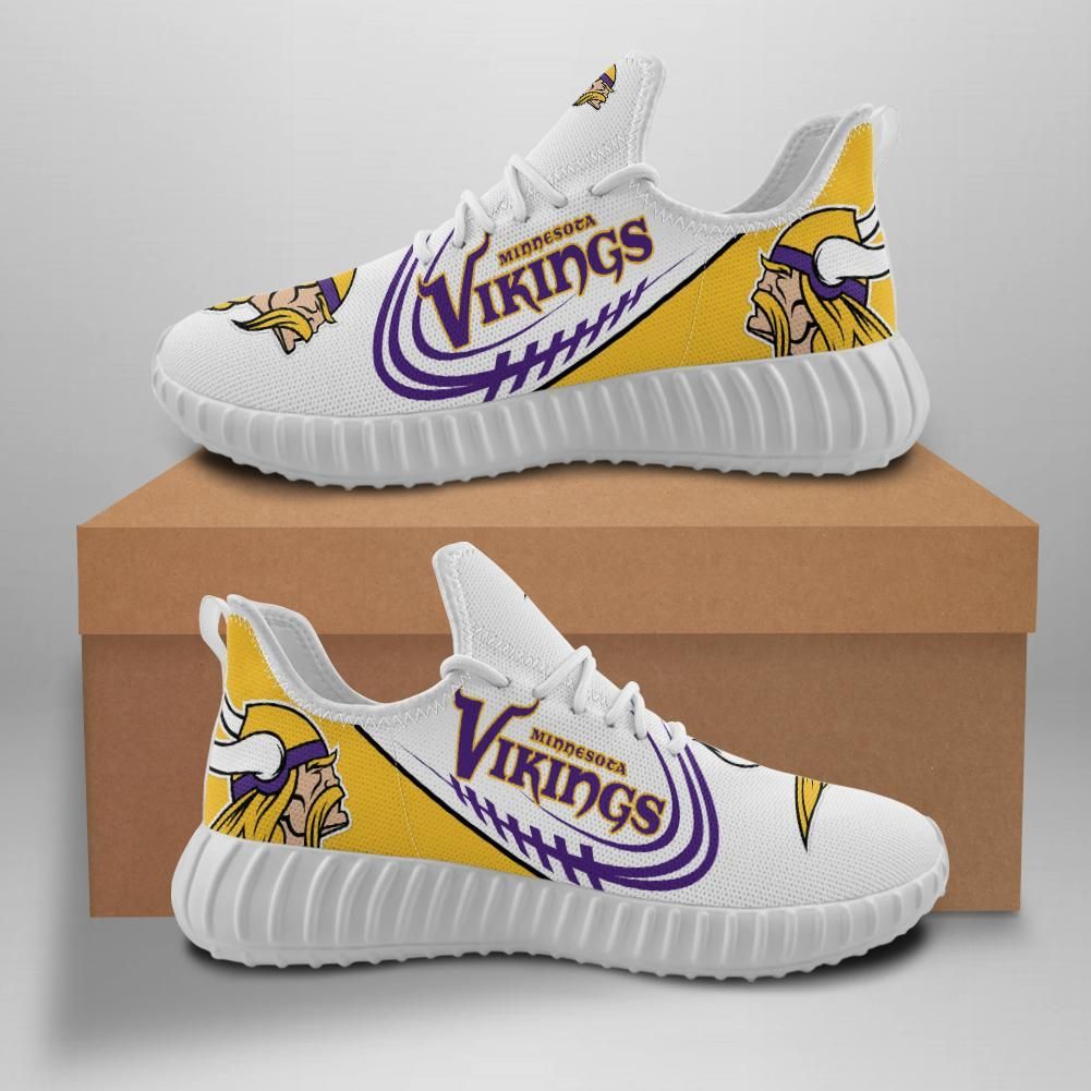 Minnesota Vikings Custom Shoes Sport Sneakers Minnesota Vikings Yeezy Boost – Yeezy Shoes