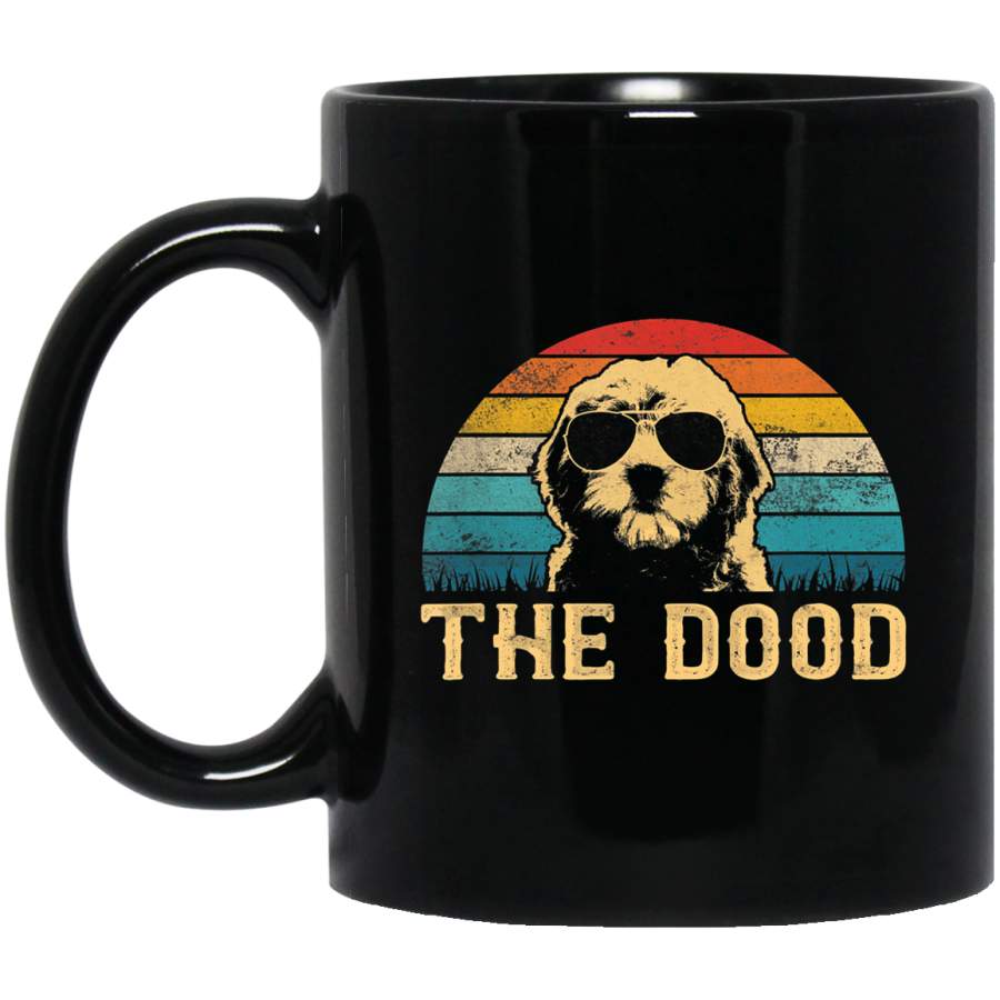 Vintage Goldendoodle The Dood Gift Dad Mom Kids_2594 Coffee Mug