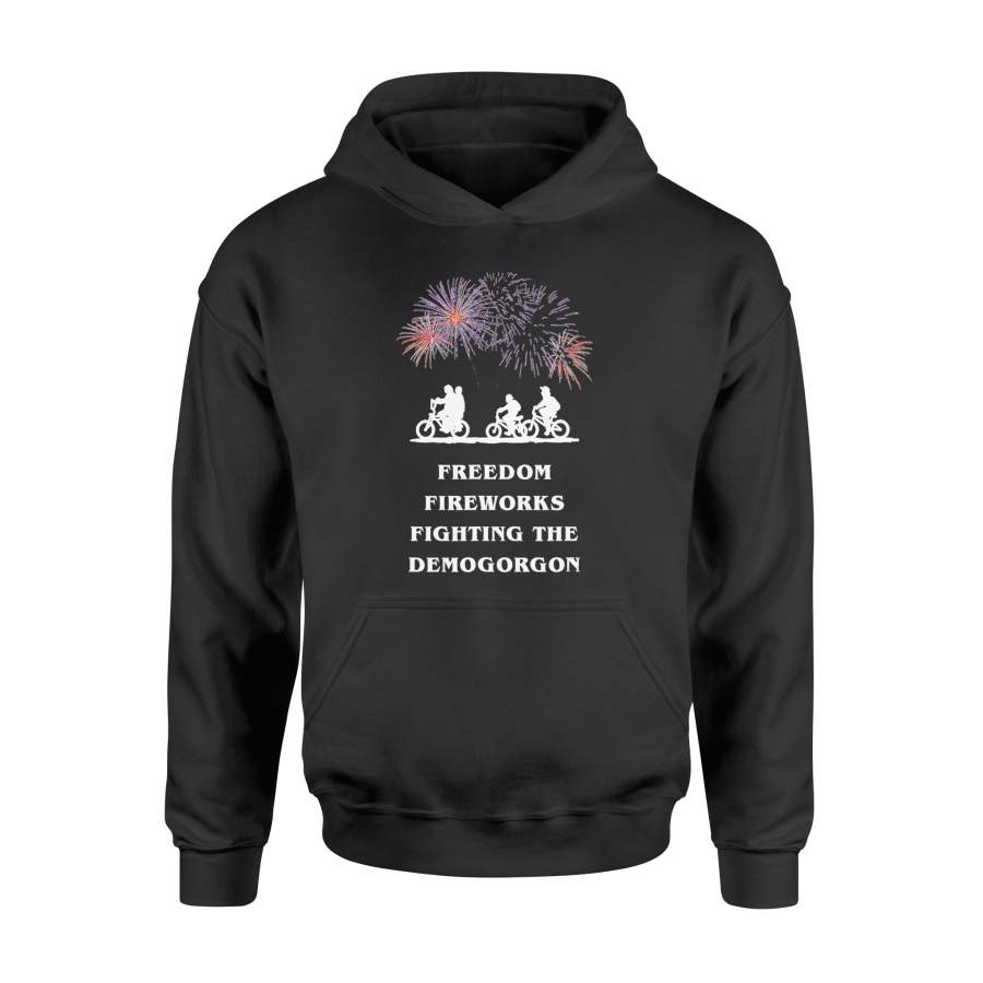 4th of July Shirt Freedom, Fireworks, Fighting the Demo Gorgon Shirts – Standard Hoodie