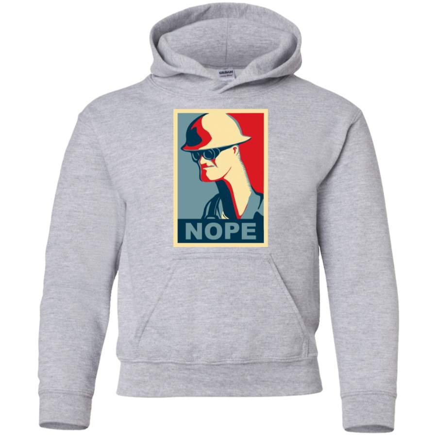 AGR Team Fortress 2 Engineer Says Nope Youth Pullover Hoodie