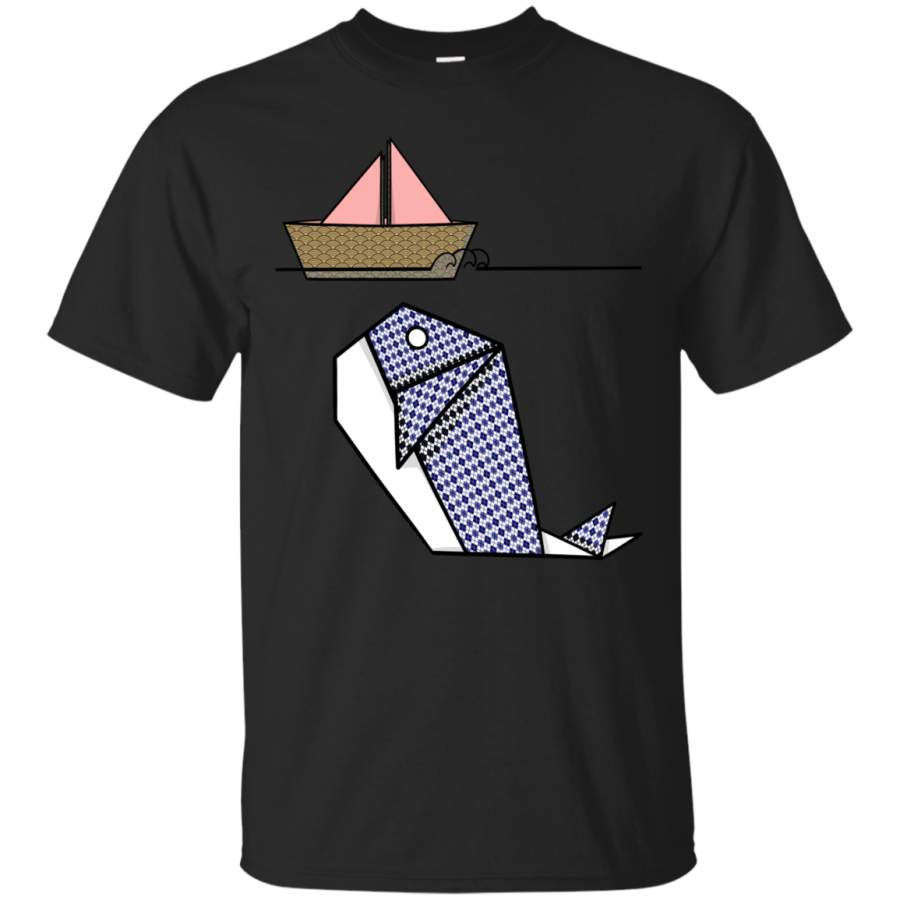 Fishing – Origami Moby Dick Whale origami T Shirt & Hoodie