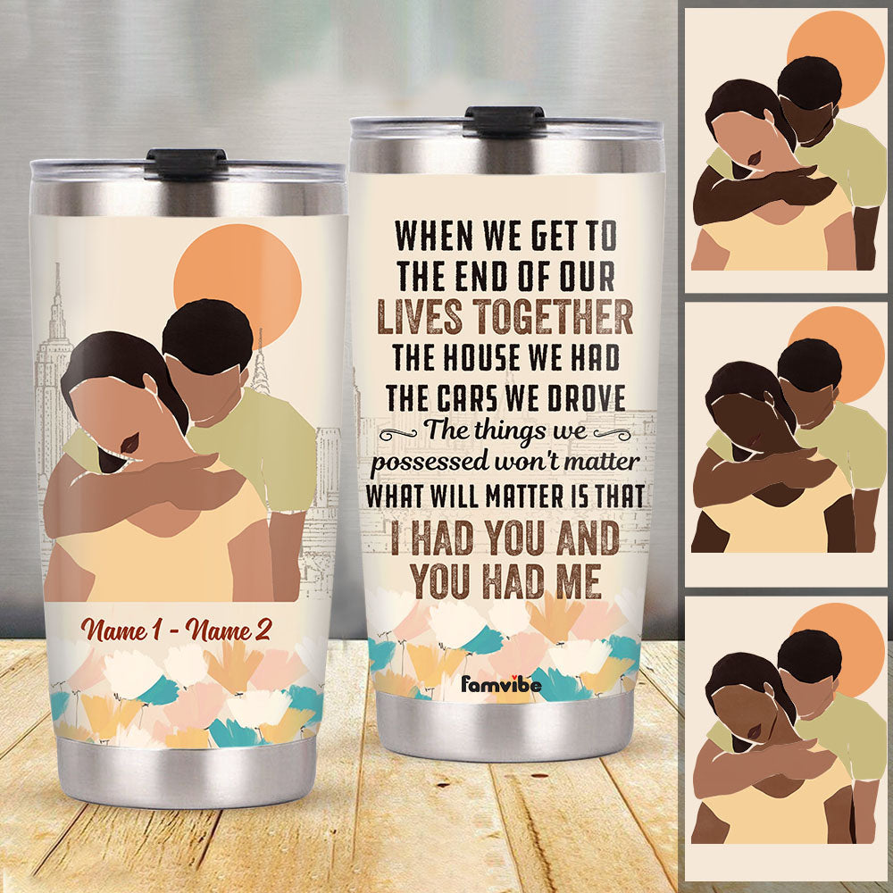Personalized Couple You Had Me Steel Tumbler Jl276 26O58