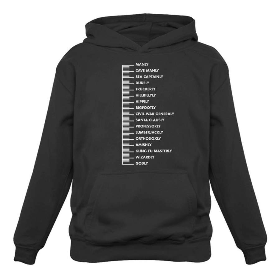 Beard Scale Funny Gift Idea Hoodie