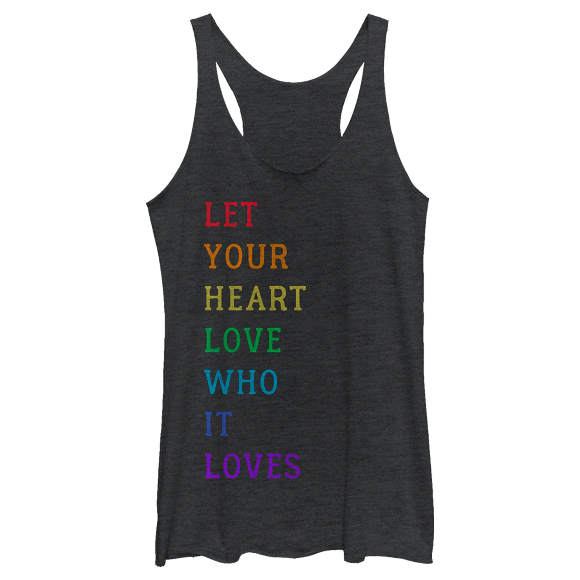 Women’S Lost Gods Pride Quote Racerback Tank Top