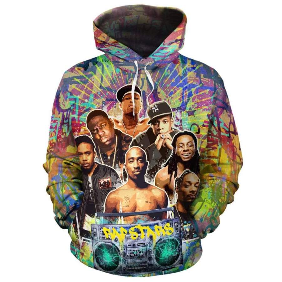 Rap Stars All-over Hoodie