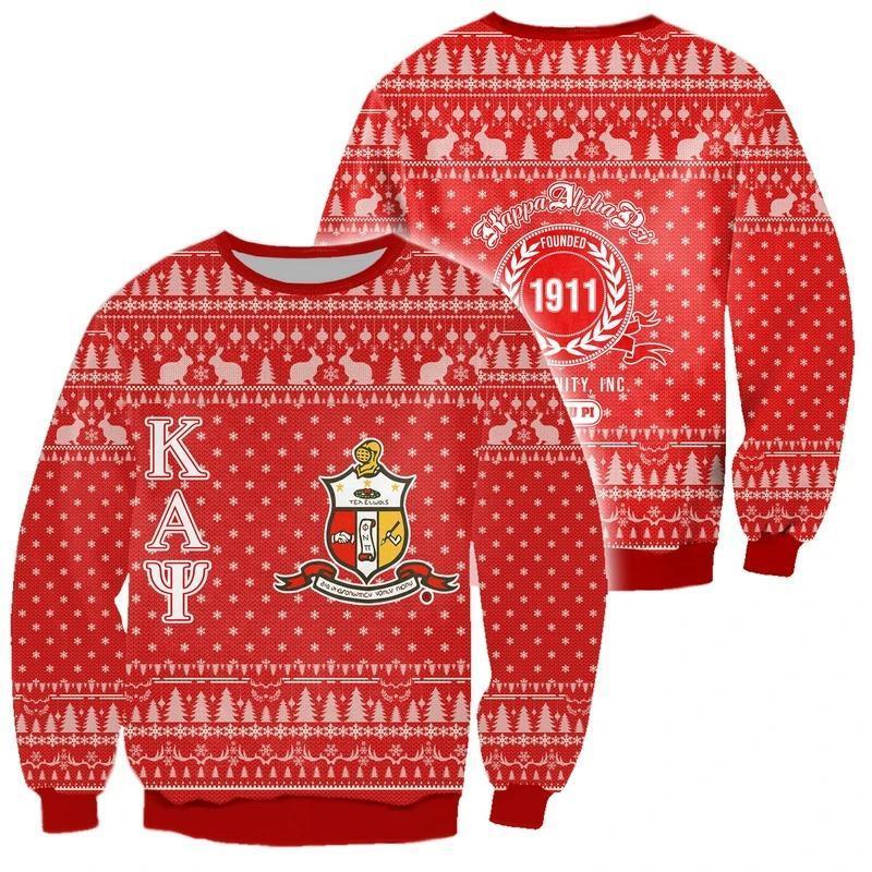 Greek Life Sweatshirt – Crewneck Sweatshirt Christmas Kappa Alpha Psi Brotherhood