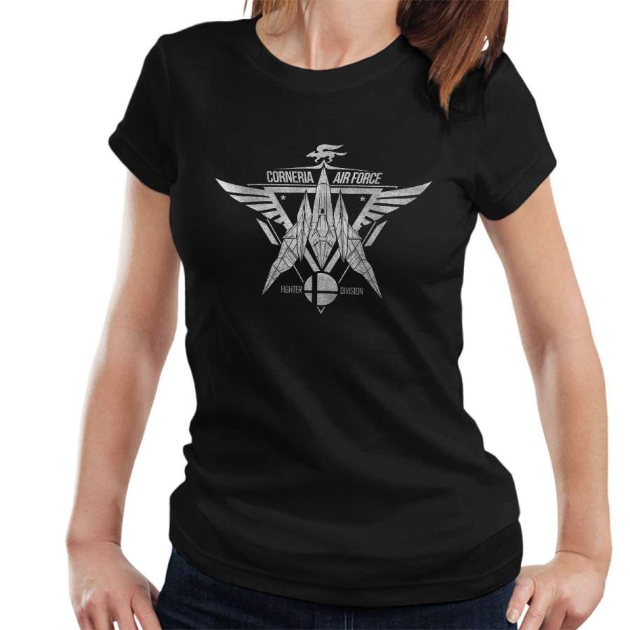 Star Fox Squadron Corneria Air Force Women’s T-Shirt