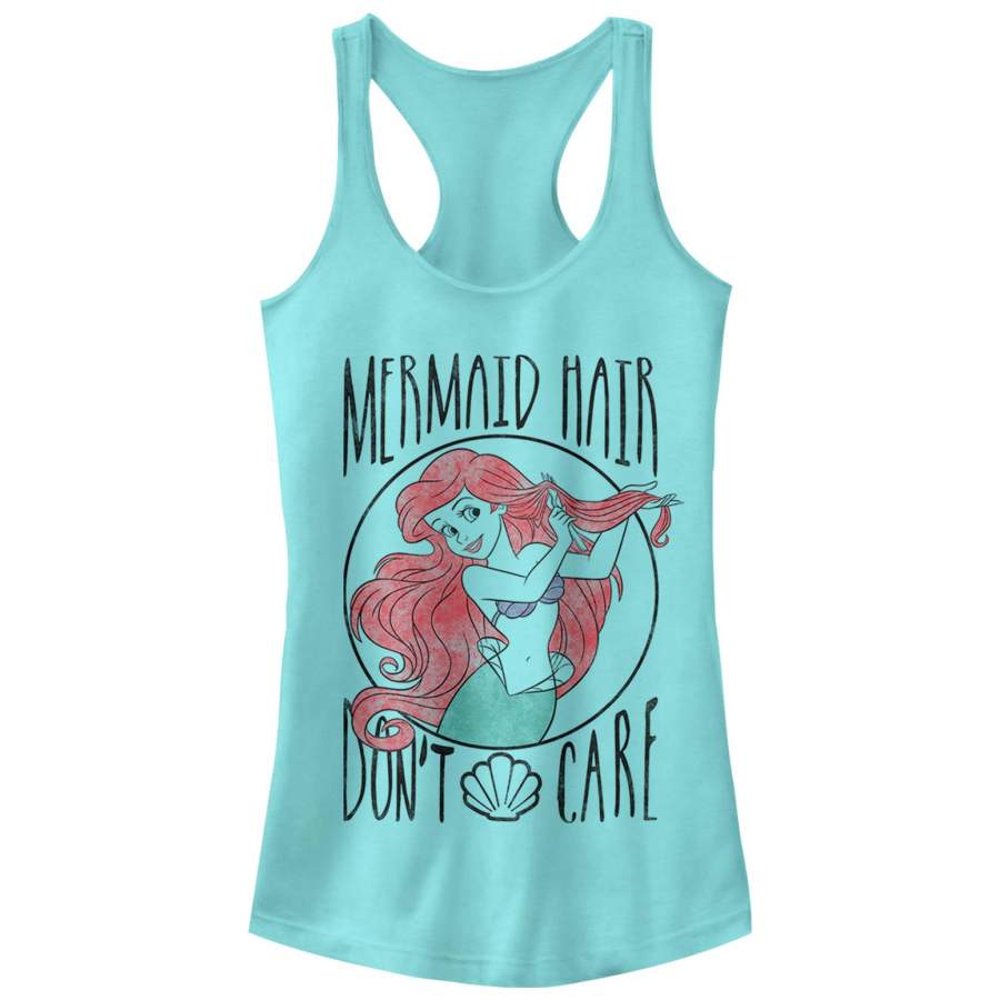 The Little Mermaid Junior’s Ariel Hair Don’t Care  Racerback Tank