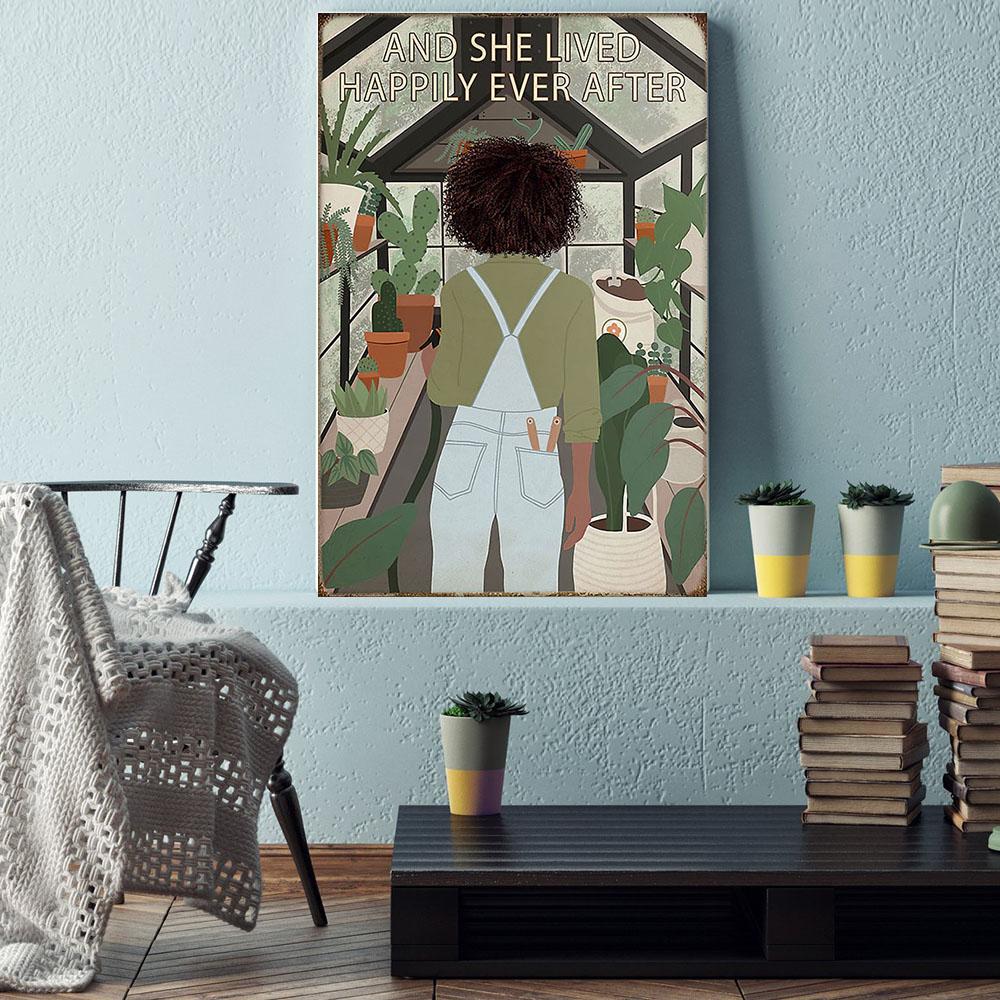 South Africa Canvas Prints Nice African American Poster Prints Black Girl African Man Pretty Canvas Room Decor