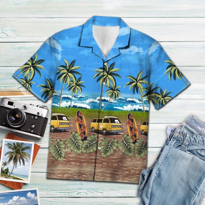 Tropical Camping Car Hawaii Shirt Unisex Adult Ha25841