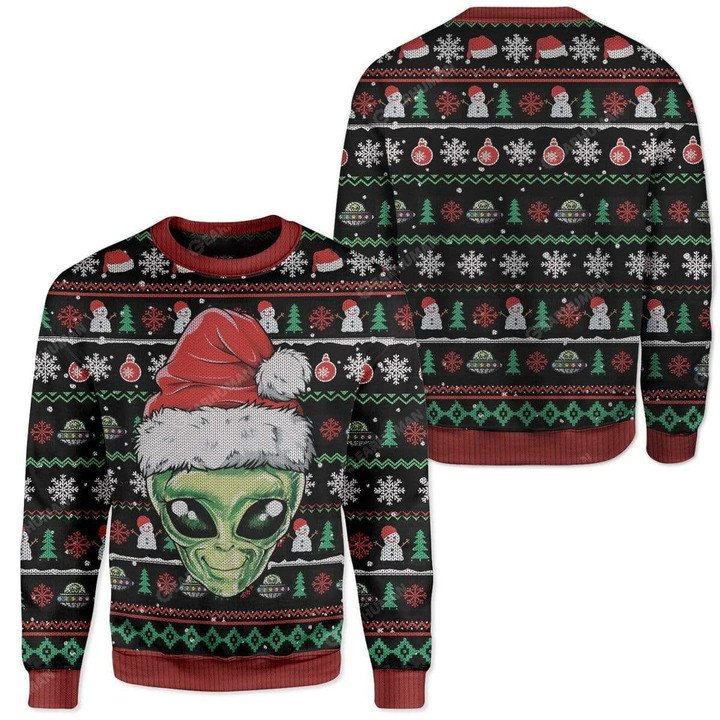 Ugly Sweater Best Gift For Christmas Xmas Alien Custom 3D Sweatshirt