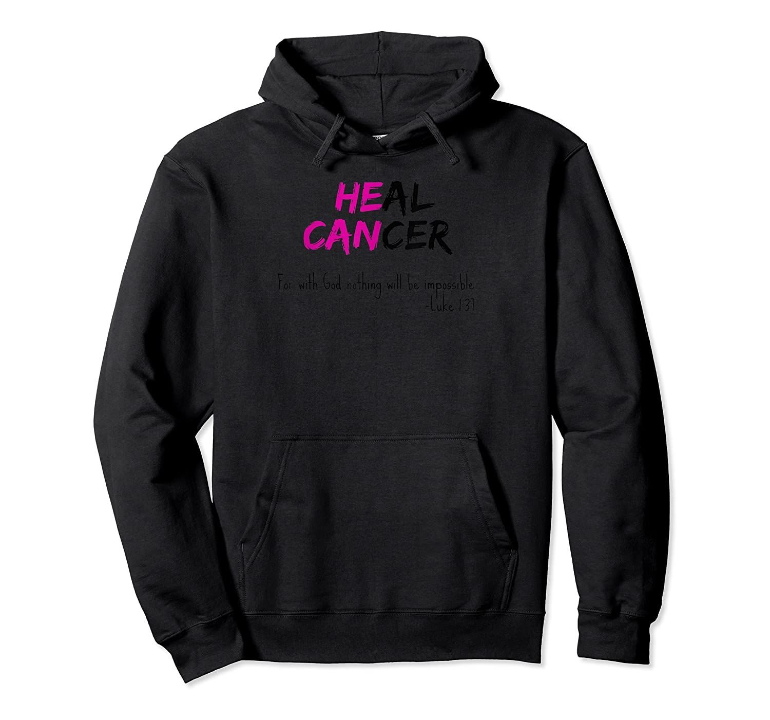 Breast Cancer Shirt Awareness Pink Bible Verse Heal Pullover Hoodie, T-Shirt, Sweatshirt