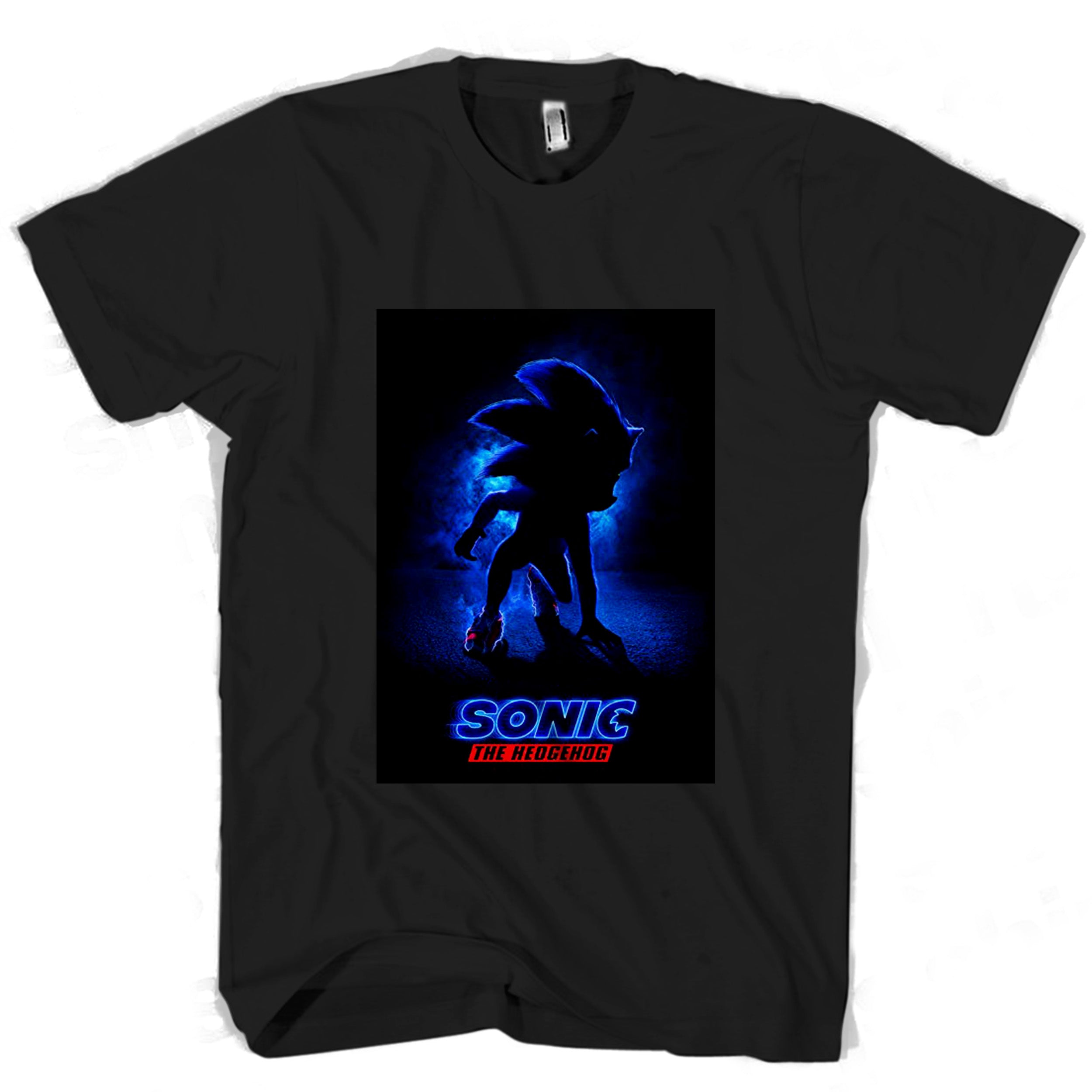 Sonic The Hedgehog Shadow Poster Man’S Tee T-Shirt