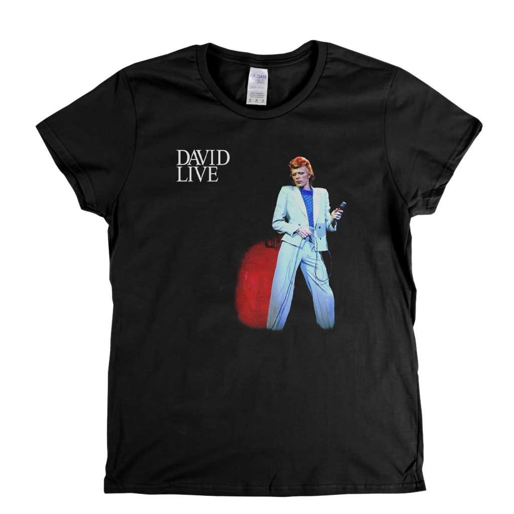 David Bowie David Live Womens T-Shirt