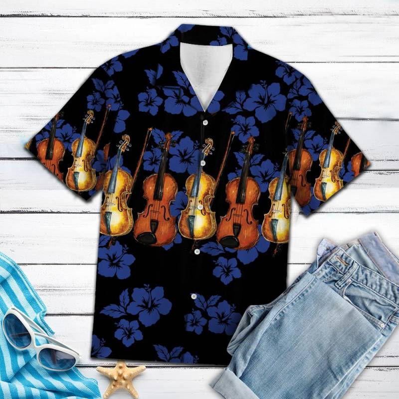 Violin For Vacation Hawaiian Shirt Ha93554