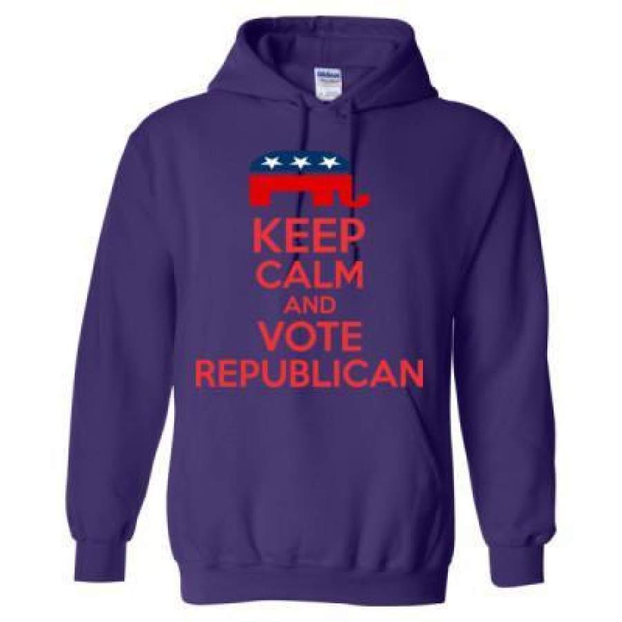 AGR Keep Calm And Vote Republican – Heavy Blend™ Hooded Sweatshirt