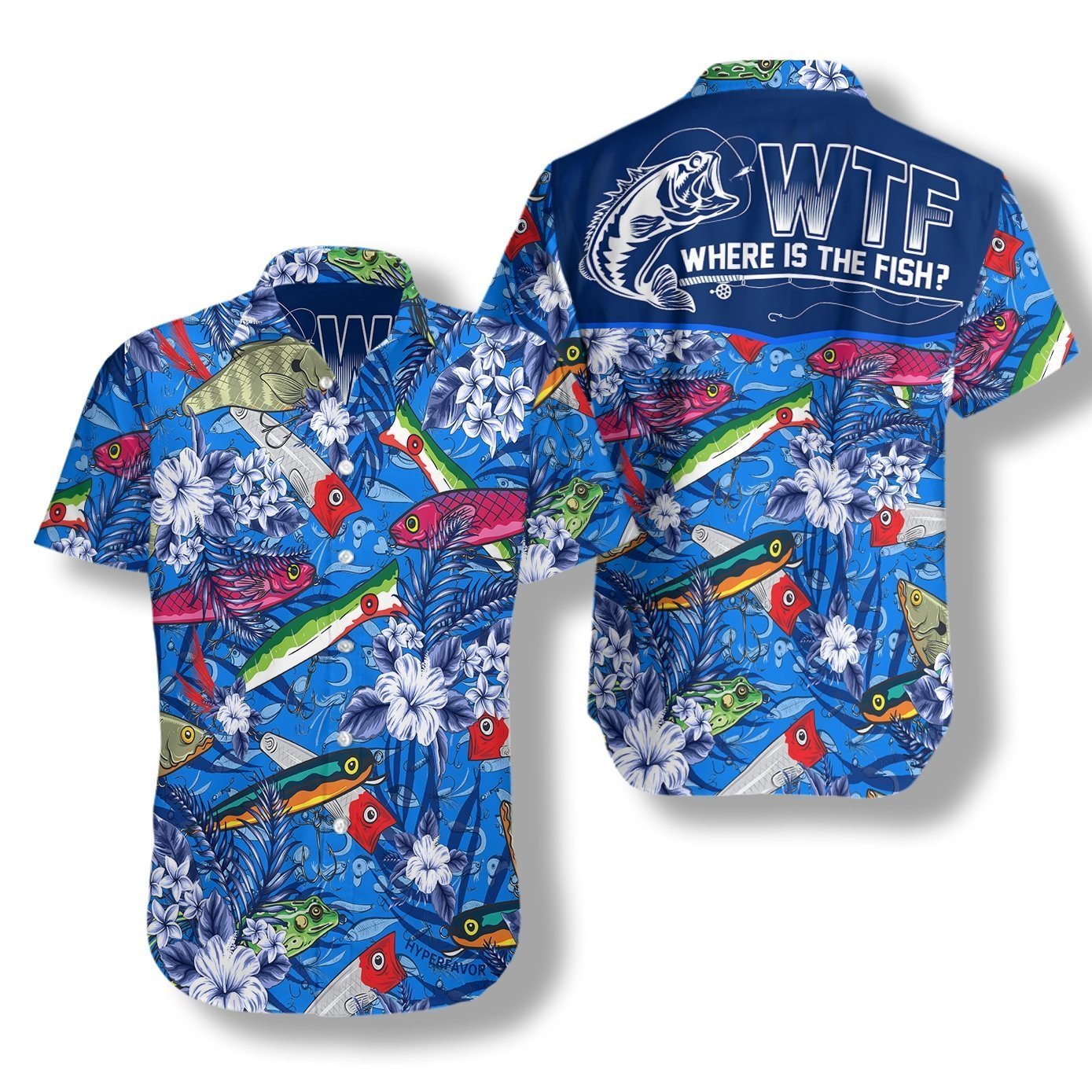 Where The Fish Fishing Hawaiian Shirt Pre11802