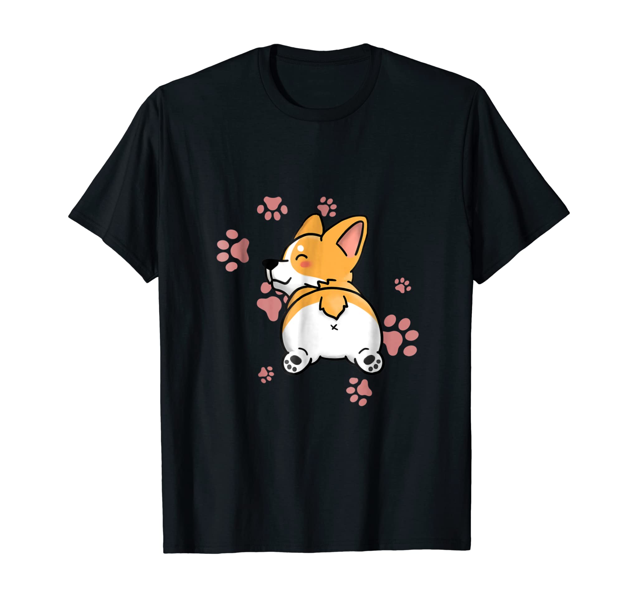 Cute Corgi Butt T Shirt – Dog Lover Gift