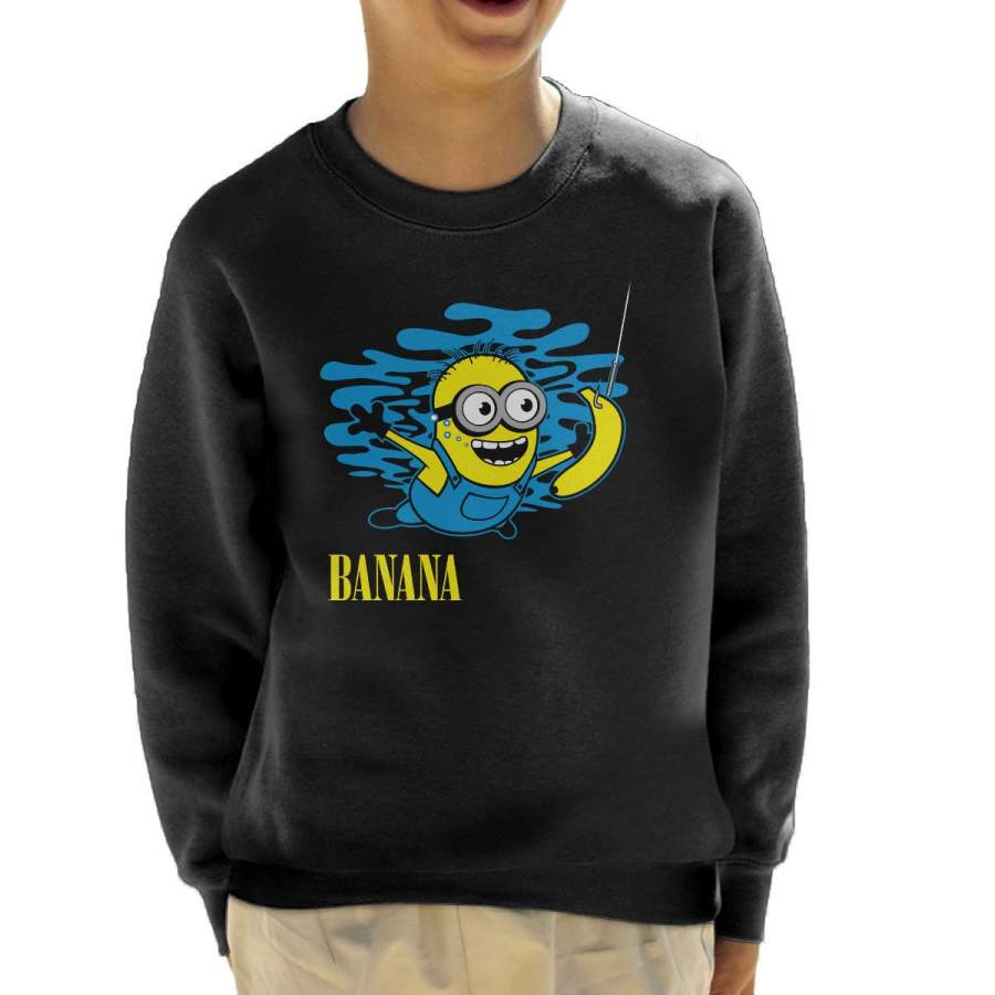 Minion Banana Nirvana Despicable Me Kid’s Sweatshirt