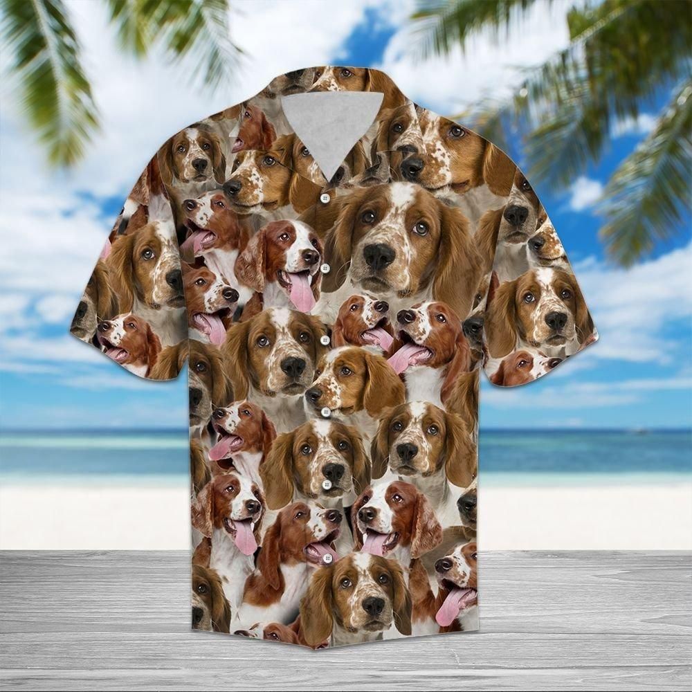 Welsh Springer Spaniel Awesome Aloha Hawaiian Shirt Colorful Short Sleeve Summer Beach Casual Shirt For Men And Women