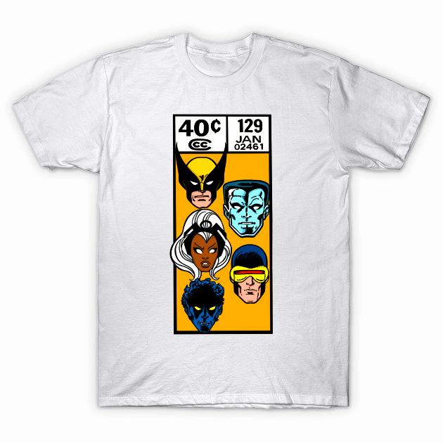 X Men Vintage Corner Art Box Men’s T-Shirt