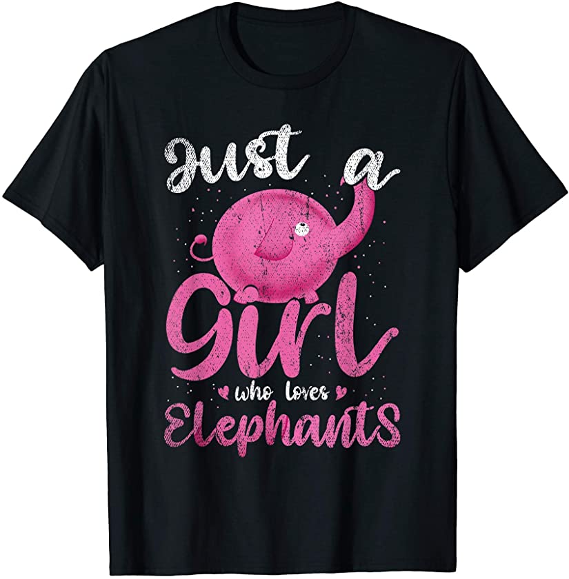 Africa Safari Zoo Animal Lover Women Girls Elephant T-Shirt