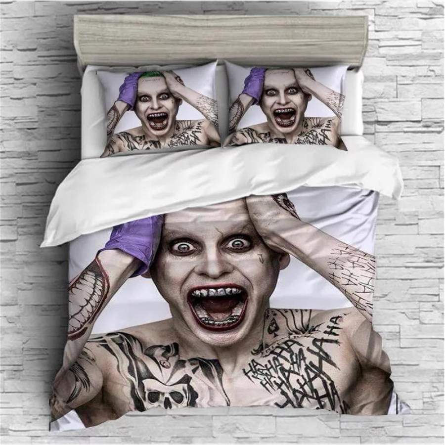 The Dark Knight Batman Joker Clown #4 Duvet Cover Quilt Cover Pillowcase Bedding Set Bed Linen Home Bedroom Decor