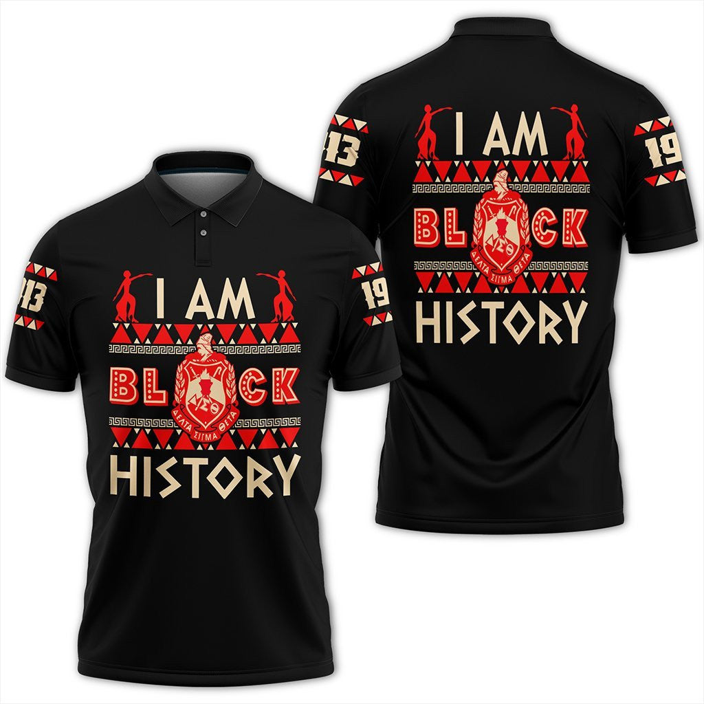 Sorority Polo – I Am Black History Delta Sigma Theta Polo Shirt