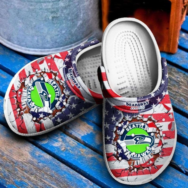 Seattle Seahawk Clog Shoes 3