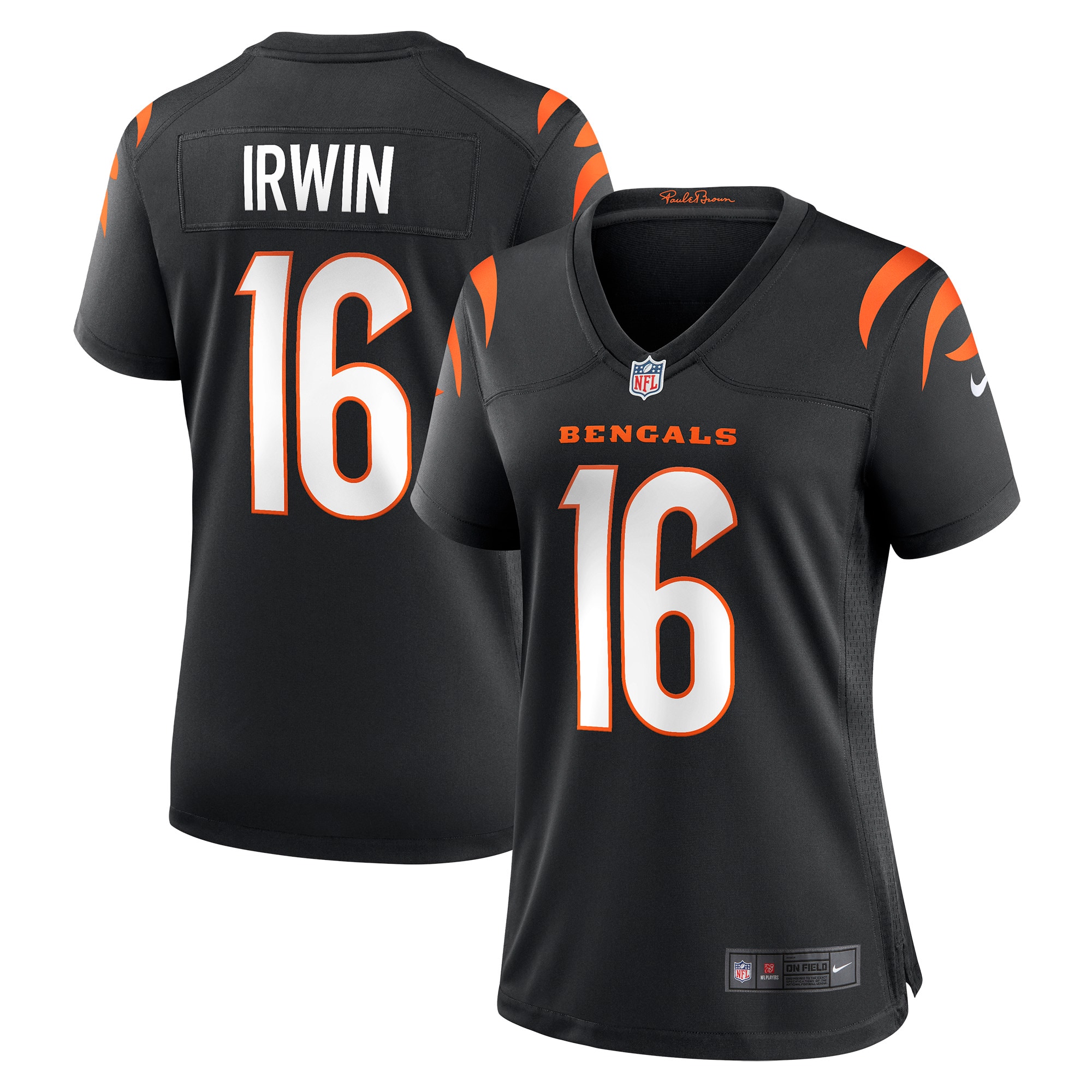 Women’s Cincinnati Bengals Trenton Irwin Black Game Player Jersey