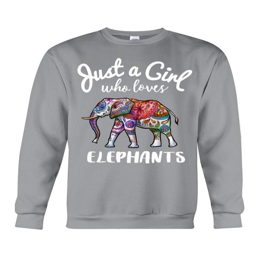 Just A Girl Who Loves Elephant 2020 Trending Sweatshirt