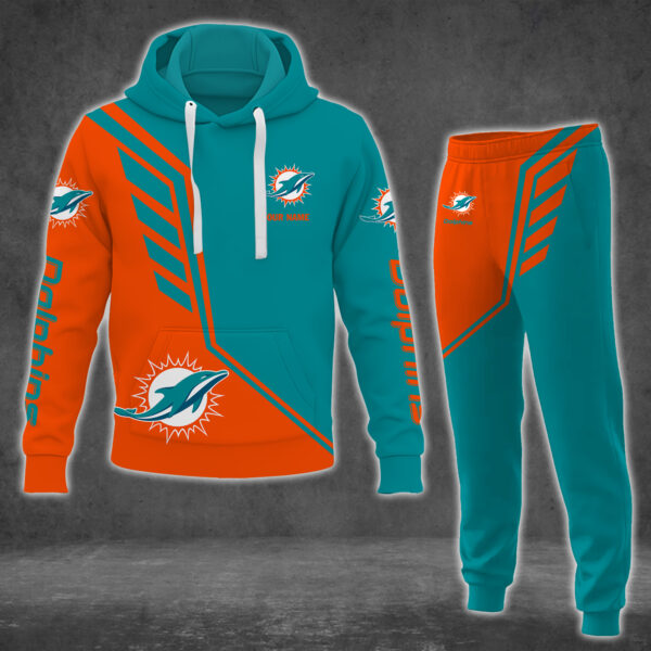 Miami Dolphins – Personalized Combo Hoodie, Sweatshirt, Jogger