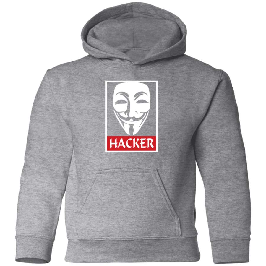 AGR cool design Anonymous Hacker Toddler Pullover Hoodie