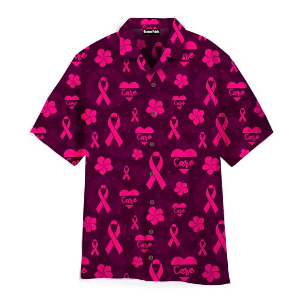 Breast Cancer Faith Hope Care Pattern Hawaii Shirt For Men Women Ha94100